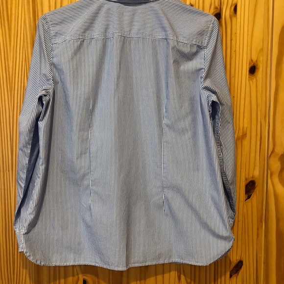 Talbots Petites Striped Blouse - Picture 2 of 7